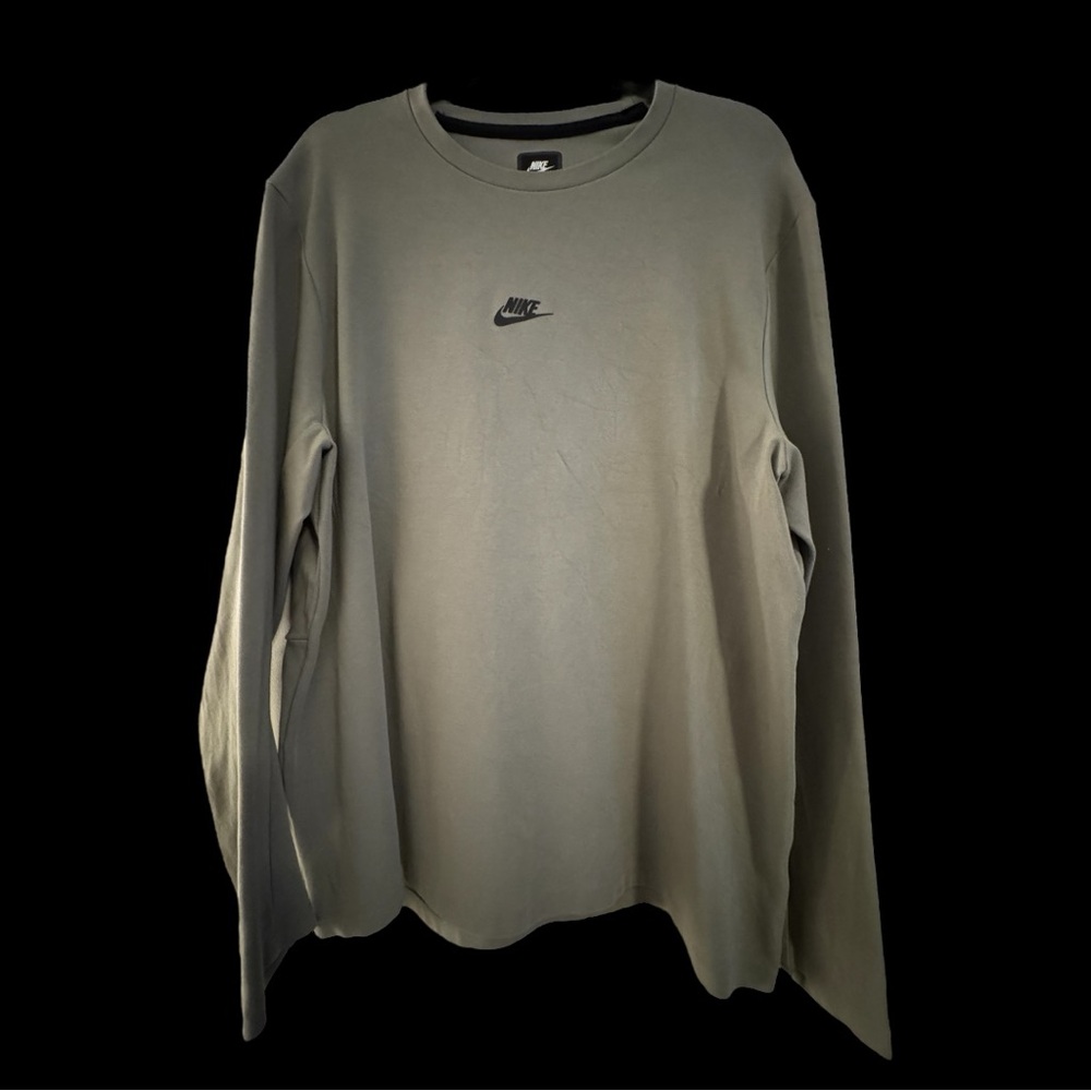 Nike Olive Green Long Sleeve Shirt